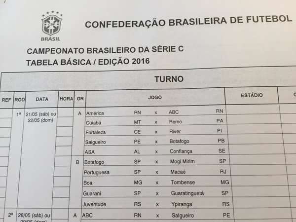 Guarani estreia contra o Guaratinguetá na Série C