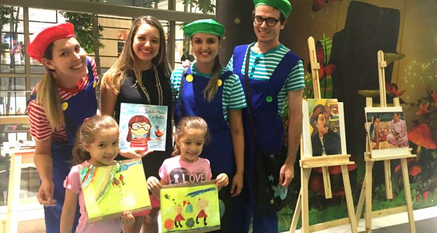 Shopping de Campinas leva artistas plásticos famosos ao universo infantil