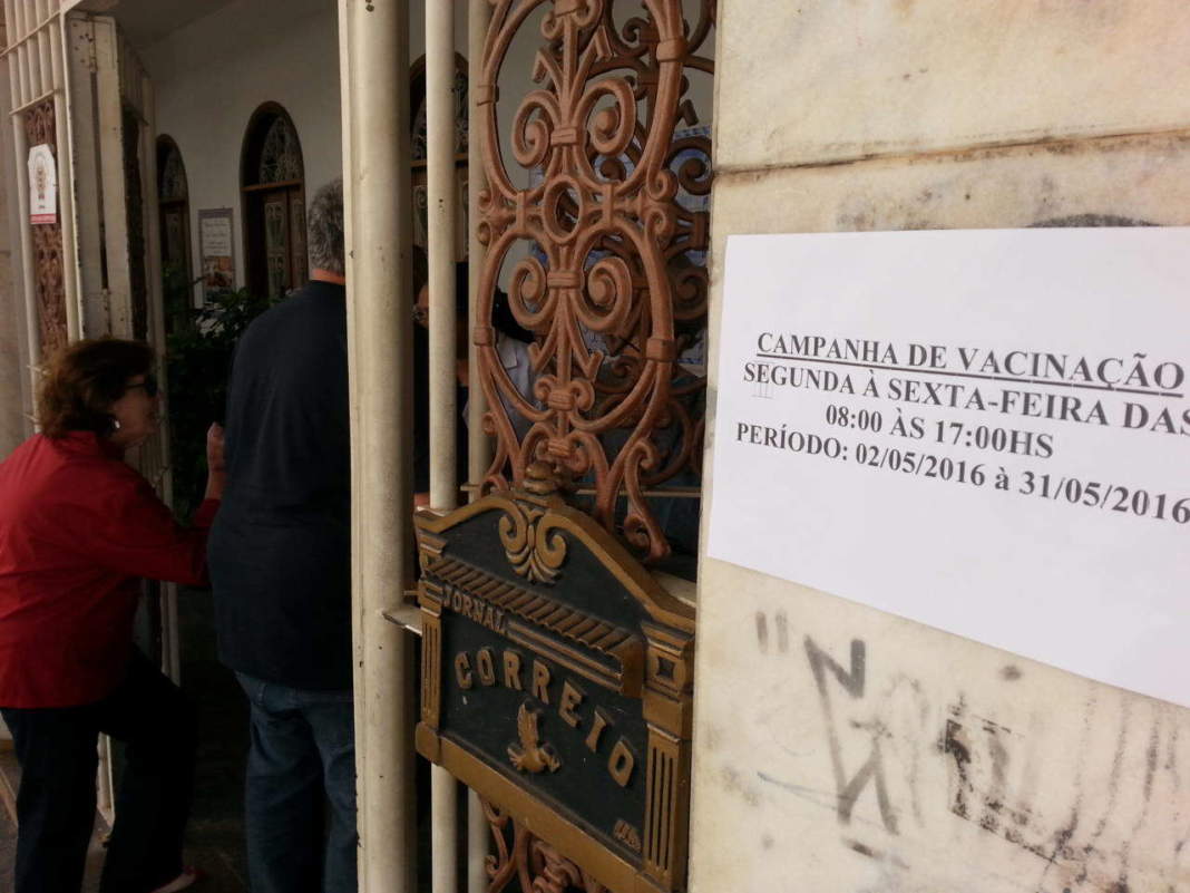 CS do Centro de Campinas transfere vacinação de H1N1 para Casa de Portugal