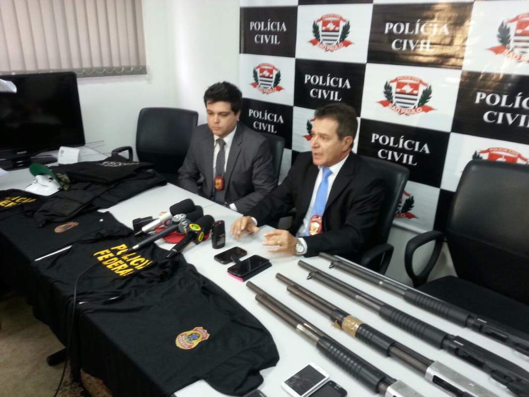 Polícia segue em busca de três suspeitos de roubo a empresa de segurança