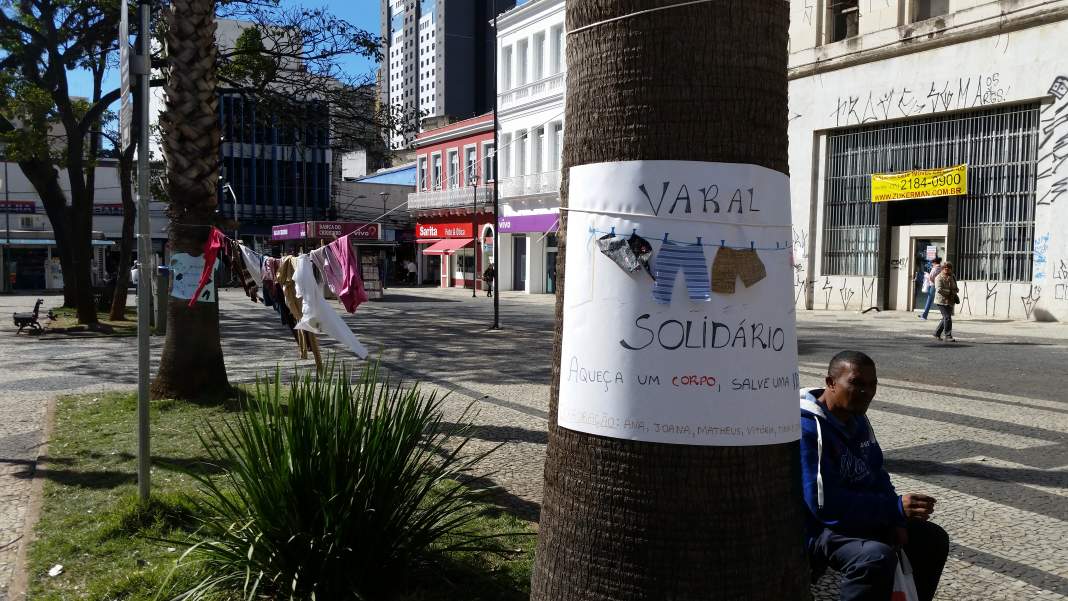 Ações privadas visam solidariedade diante do frio em Campinas