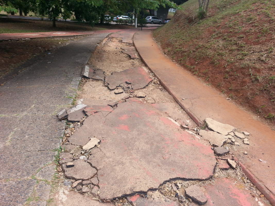 Ciclovias do Taquaral e de Barão Geraldo estão degradadas e ciclistas pedem manutenção