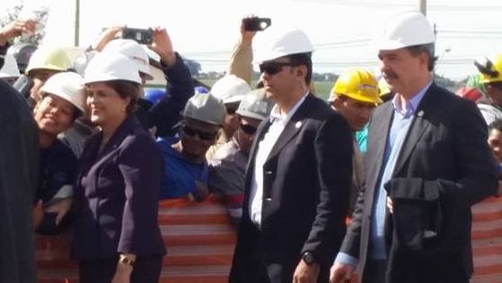 Presidente afastada Dilma Rousseff visita obras do Projeto Sírius em Campinas
