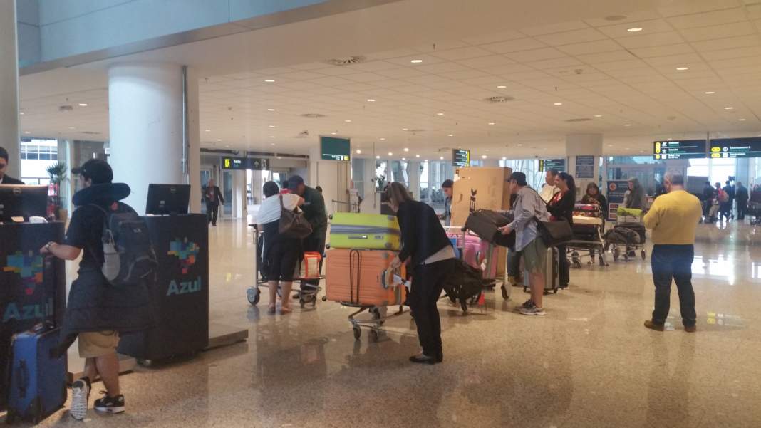 Protesto de Auditores Fiscais prejudica desembarque internacional em Viracopos