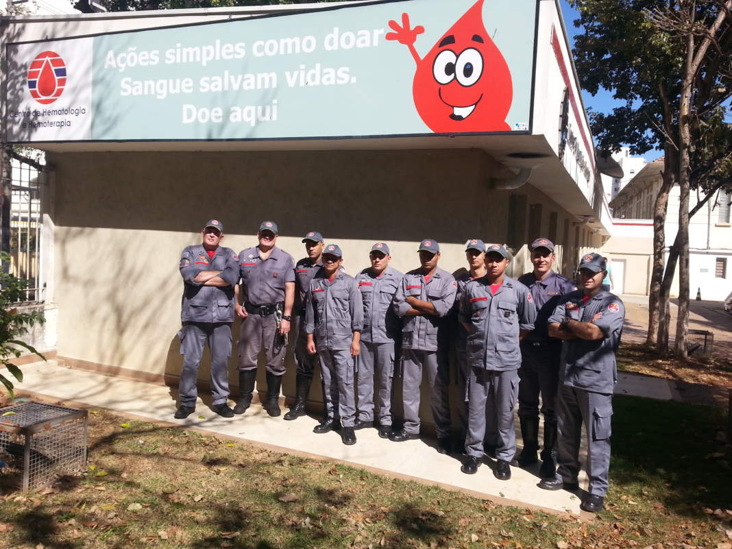 Corpo de Bombeiros de Campinas incentiva a doação de sangue