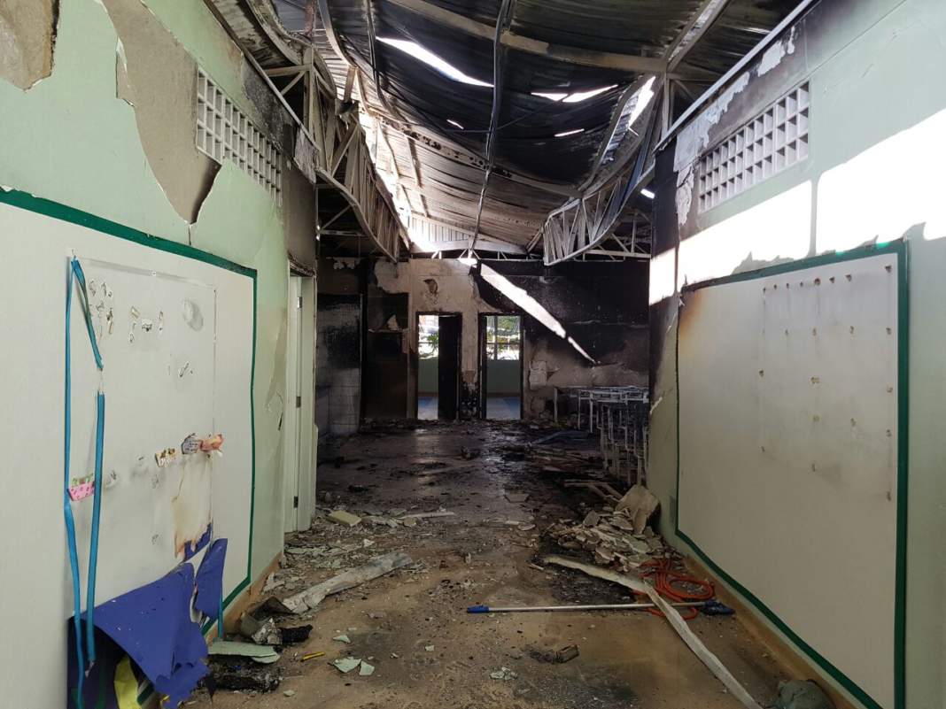 Escola de Vinhedo volta às aulas após incêndio criminoso
