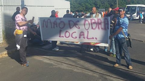 Protesto por empregos fecha as entradas da Replan