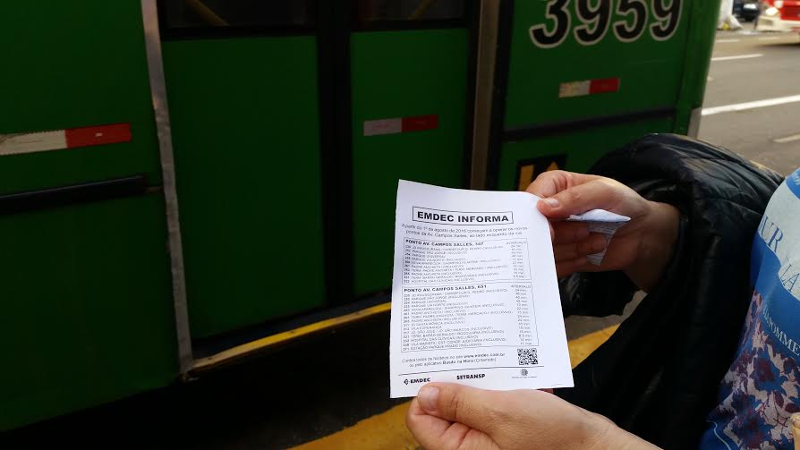 Tarde é confusa com mudanças na avenida Campos Sales