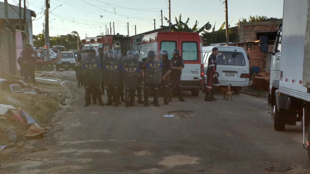 Reintegração de área em Sumaré acaba em confronto com a Guarda Municipal