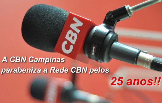 Parabéns REDE CBN: programação especial comemora aniversário de 25 anos