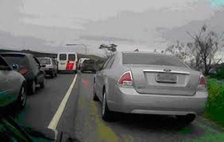 Maior número de acidentes no acostamento das rodovias