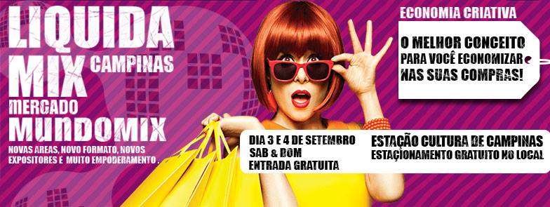 Nesse fim de semana tem Mercado Mundo Mix em Campinas