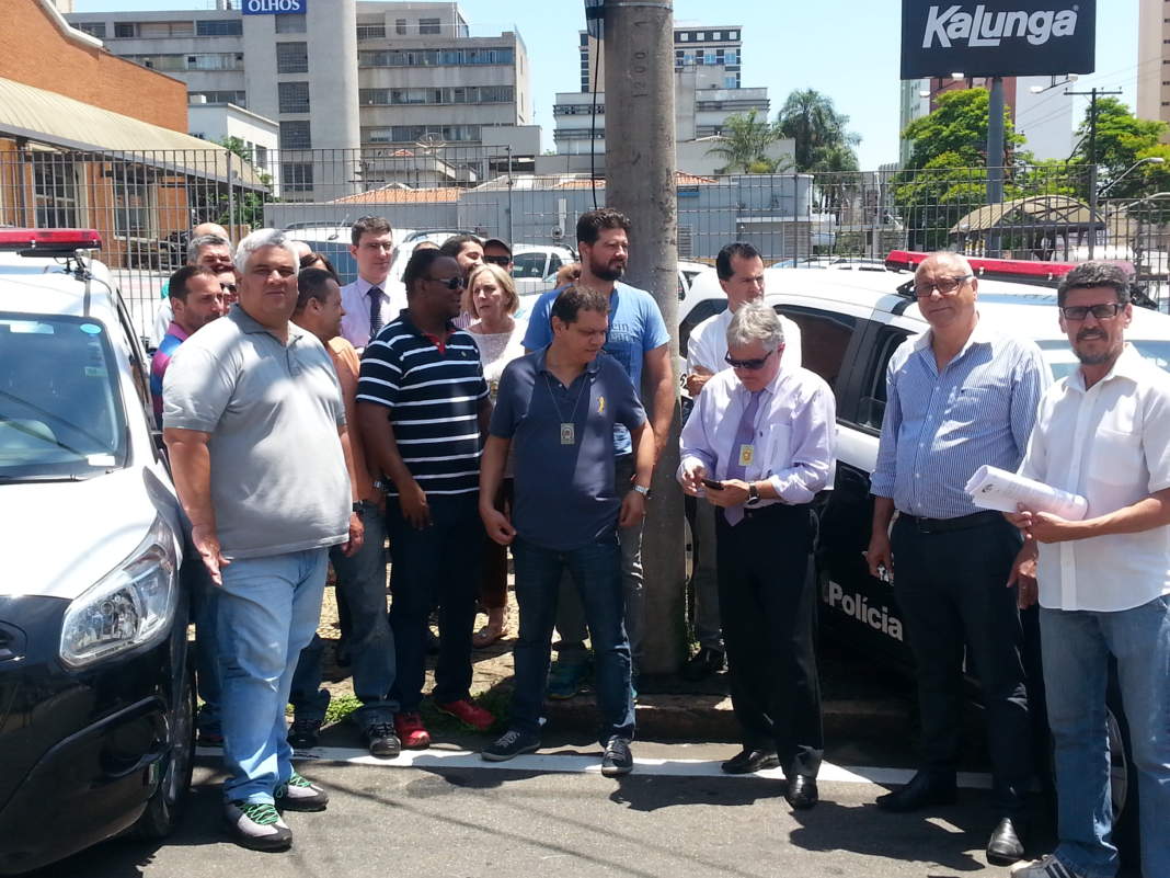 Distritos policiais de Campinas paralisam atividades por uma hora dentro da Operação Nocaute