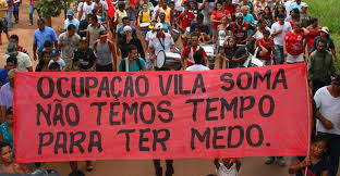 Moradores da Vila Soma protestam contra novo plano diretor