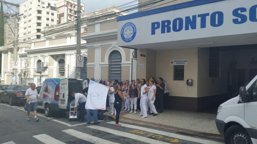 Funcionários da Casa de Saúde de Campinas entram em greve