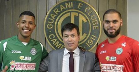 Guarani contrata goleiro e atacante  do Guaratinguetá