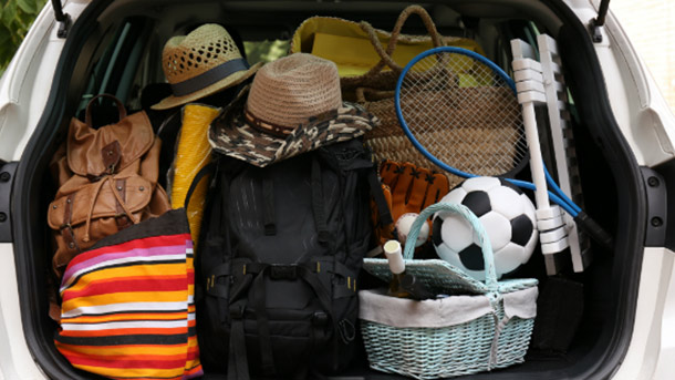 Férias 3: Como guardar as malas no porta-malas do carro