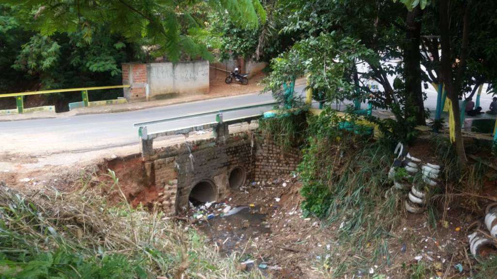 Córrego no São Fernando volta a preocupar após forte chuva