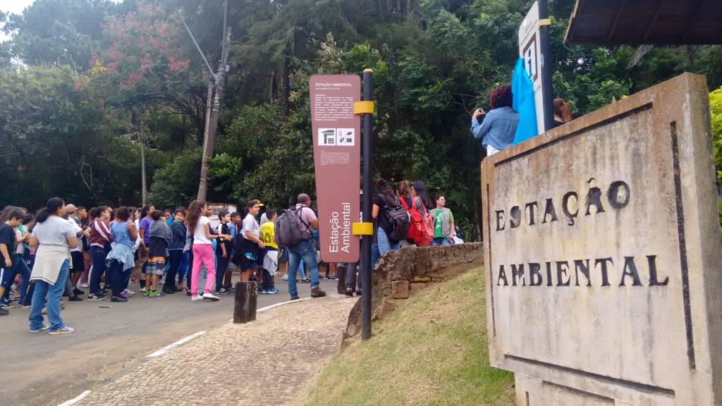 Estudantes celebram o Dia Mundial da Água na Estação Ambiental de Joaquim Egídio