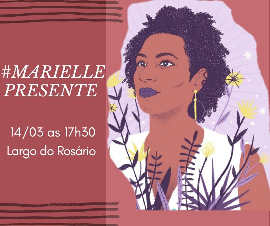 Atos  públicos irão homenagear Marielle Franco no primeiro ano da sua morte