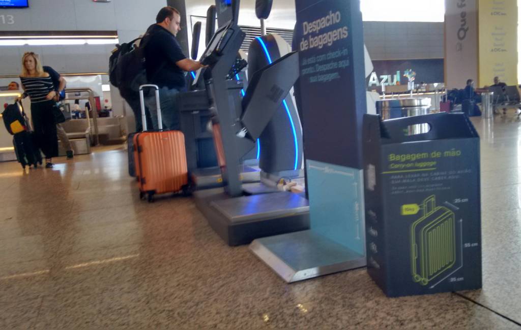 Bagagens de mão acima do limite estão sendo barradas em Viracopos