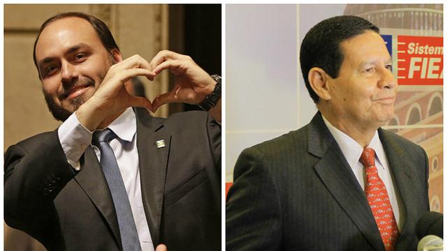 Governistas tentam minimizar atrito entre Carlos Bolsonaro e Mourão