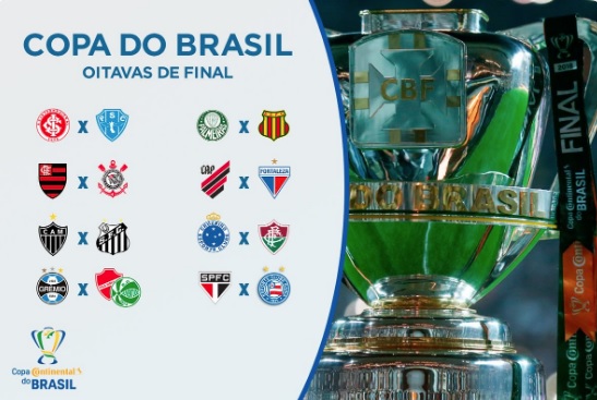 Fase oitavas de final da Copa do Brasil terá Flamengo x Corinthians