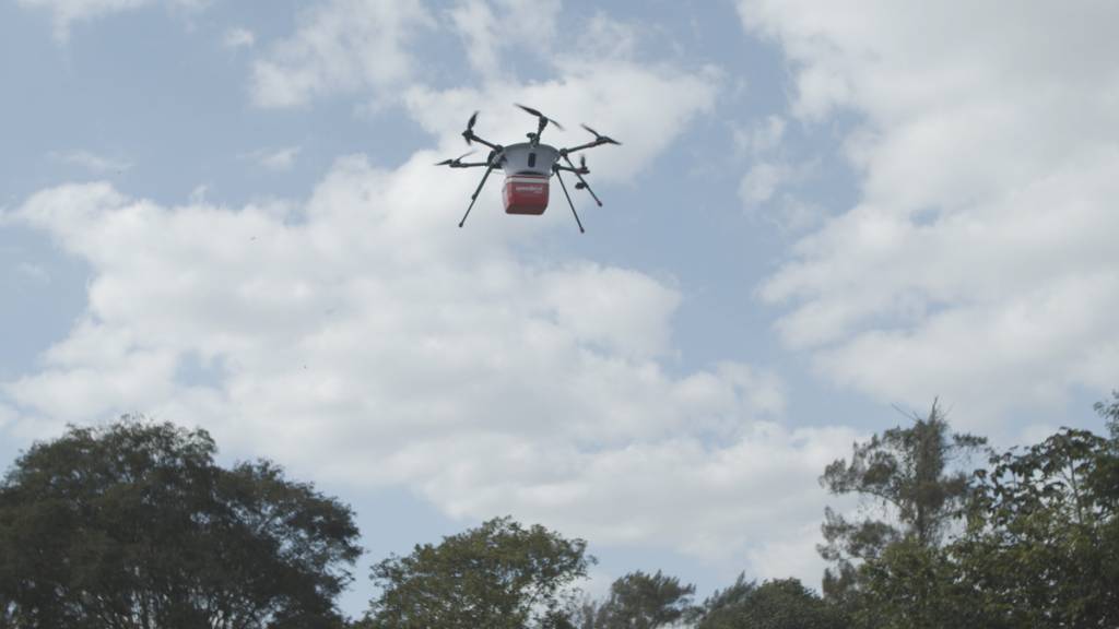 Campinas terá testes de entrega de refeições com drone