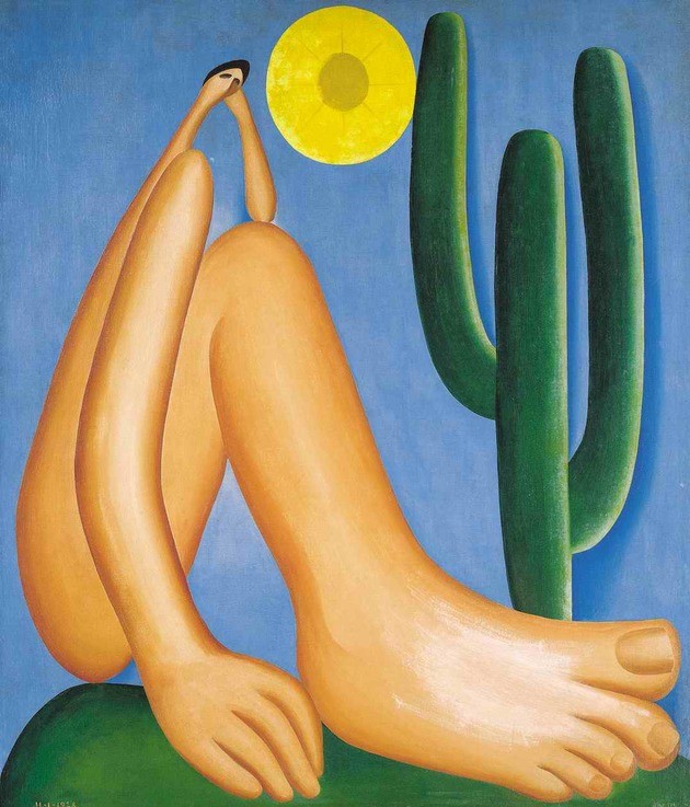 Obra de Tarsila do Amaral em leilão pelo mundo