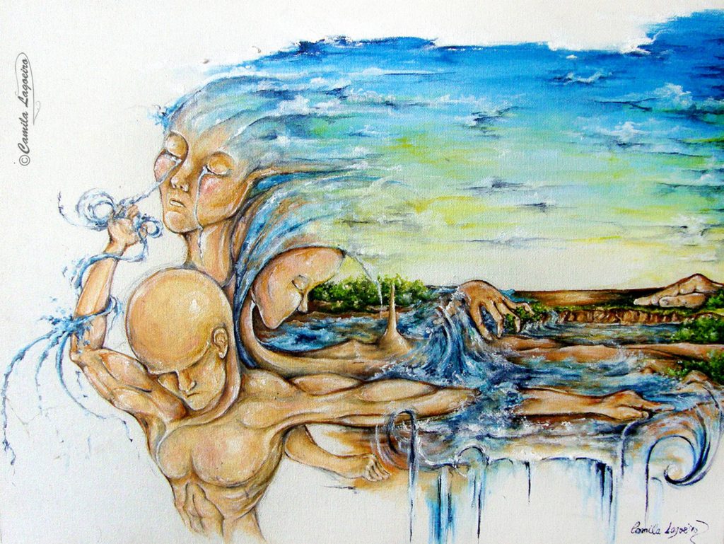 Espaço das Artes do Ciesp recebe óleos sobre telas da artista plástica Camila Lagoeiro