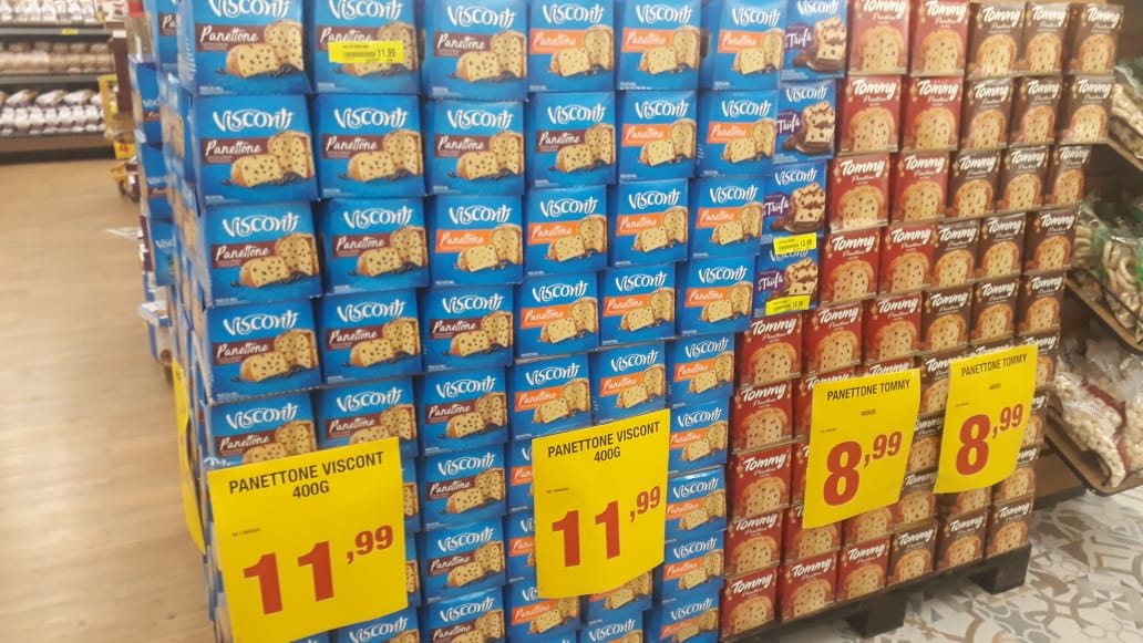 Panetone já começa a invadir as prateleiras do comércio