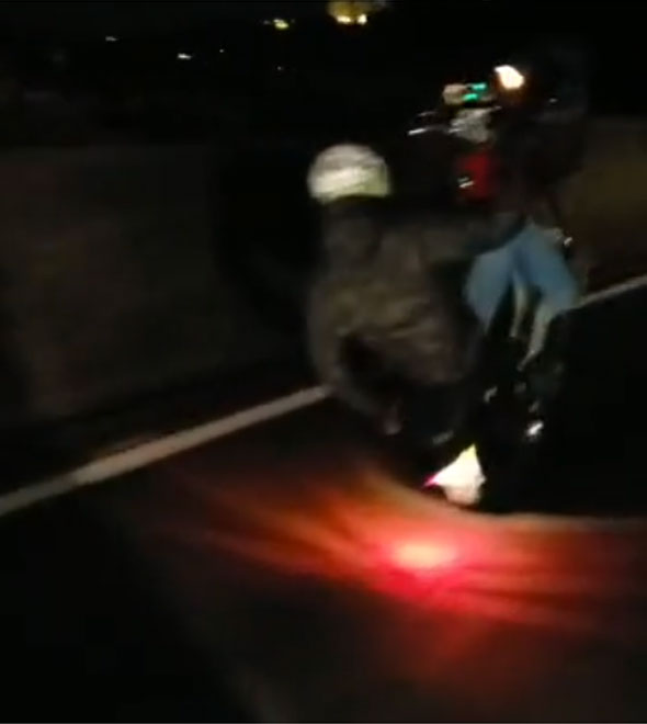 Jovem que foi atropelado ao empinar moto na Santos Dumont pode responder criminalmente