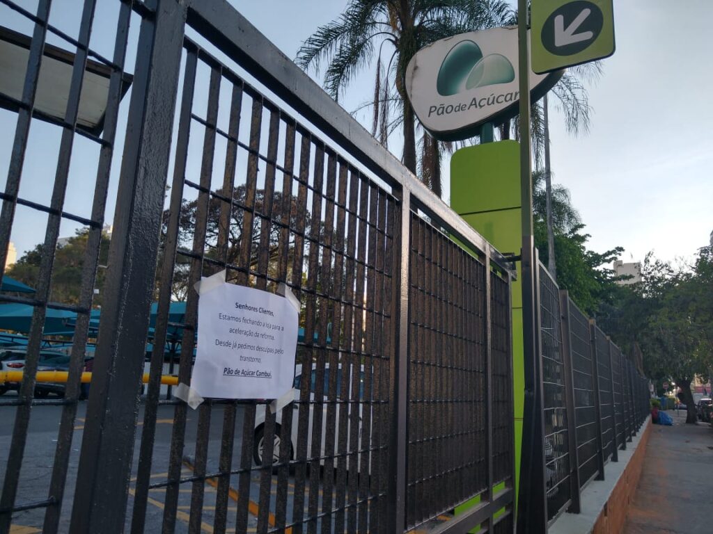 Pão de Açúcar do Cambuí é fechado pela Vigilância Sanitária