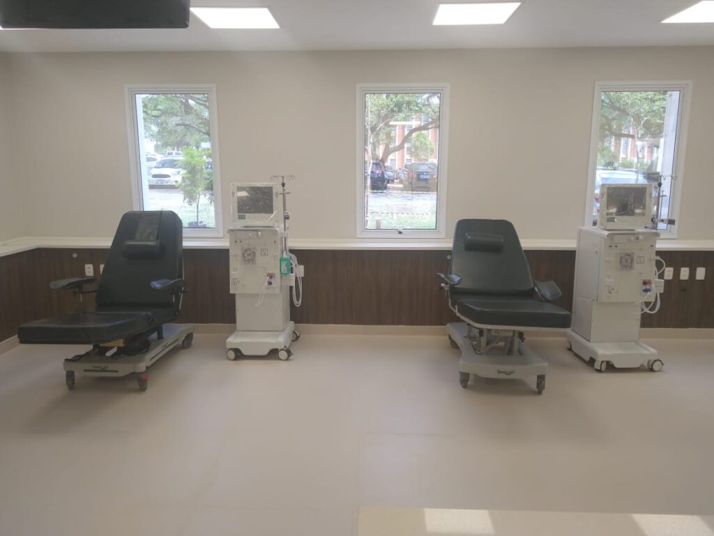 HC entrega nova área hemodiálise com tecnologia de última geração para purificação de água