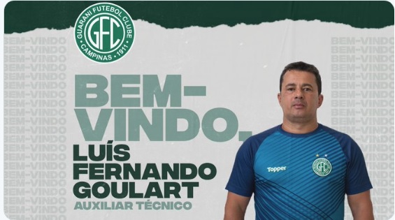Guarani contrata auxiliar técnico Luis Fernando Goulart