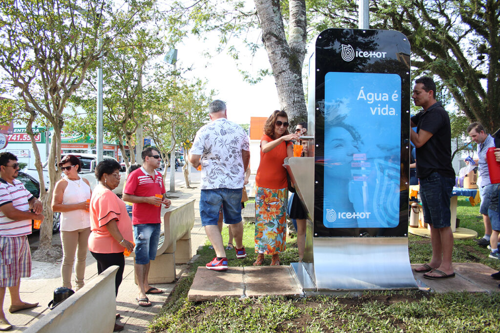 Startup ‘troca’ água gelada por anúncios patrocinados