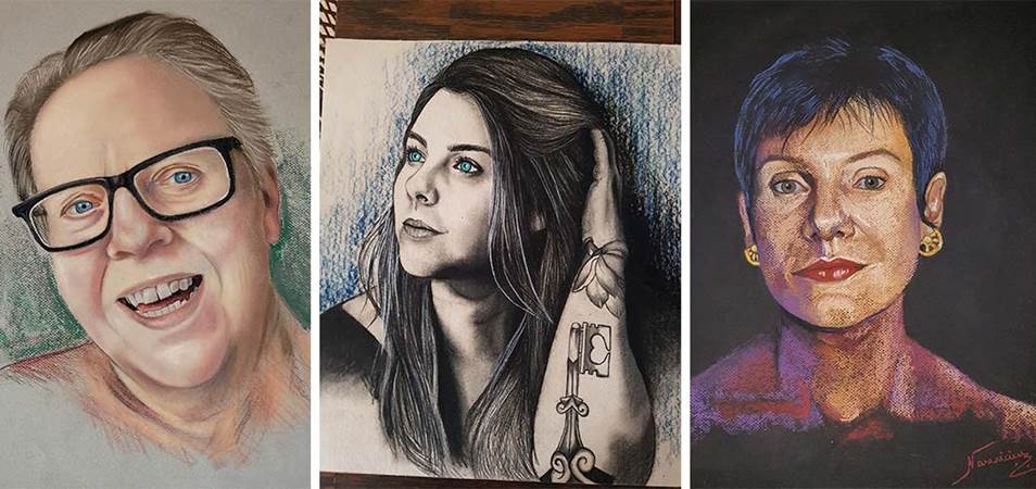 Exposição reúne retratos de  Marias no CIS Guanabara