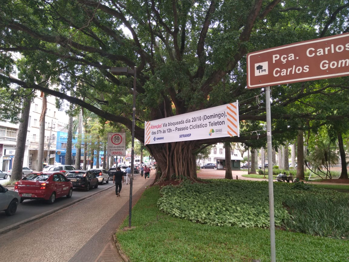 Prefeitura combate poluição visual, mas não fiscaliza próprias ações