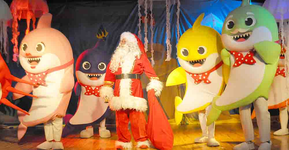 Domingo tem Natal da ‘Família Tubarão’ no Teatro Multiuso da Câmara de Valinhos