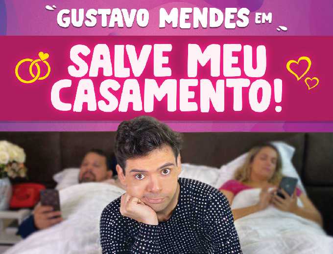 Em duas apresentações, Gustavo Mendes traz seu espetáculo para Campinas