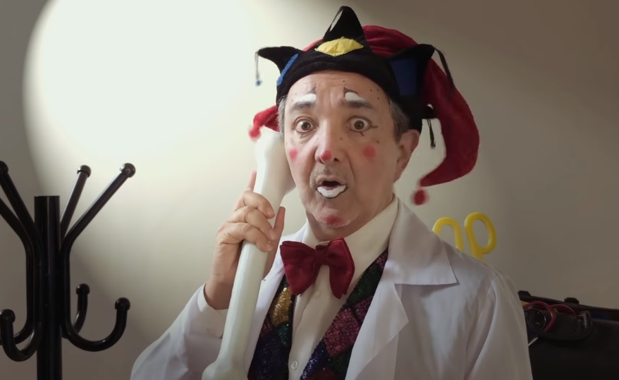 A Boa Notícia: palhaços animam à distância