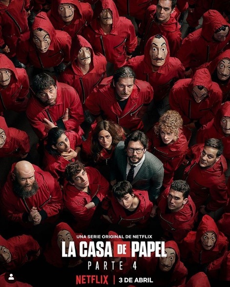 Parte 4 de La Casa de Papel chega ao catálogo