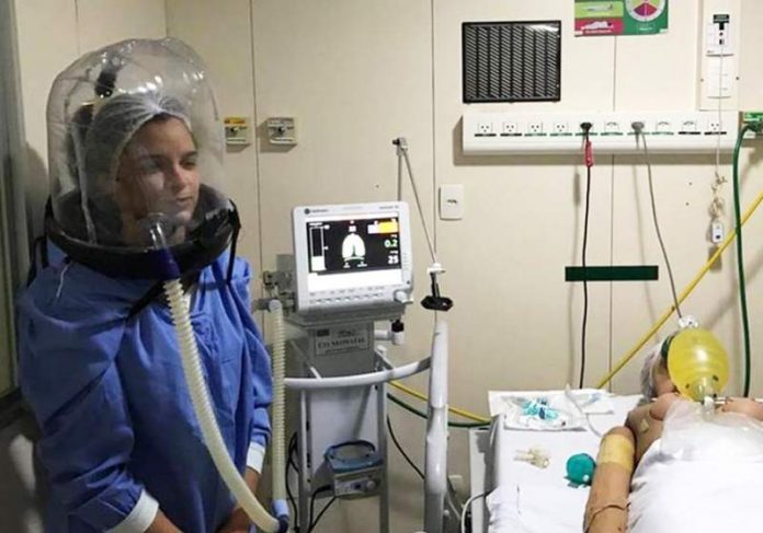 A Boa Notícia: SP testa capacete que substitui respirador