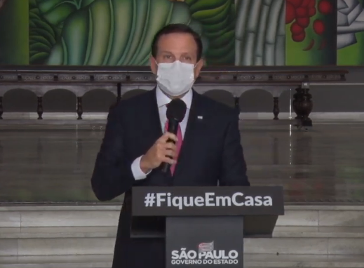 Doria rejeita flexibilização e fala em lockdown