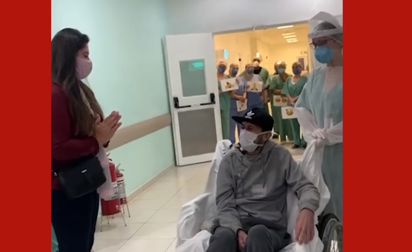 A Boa Notícia: homem tem alta após 80 dias