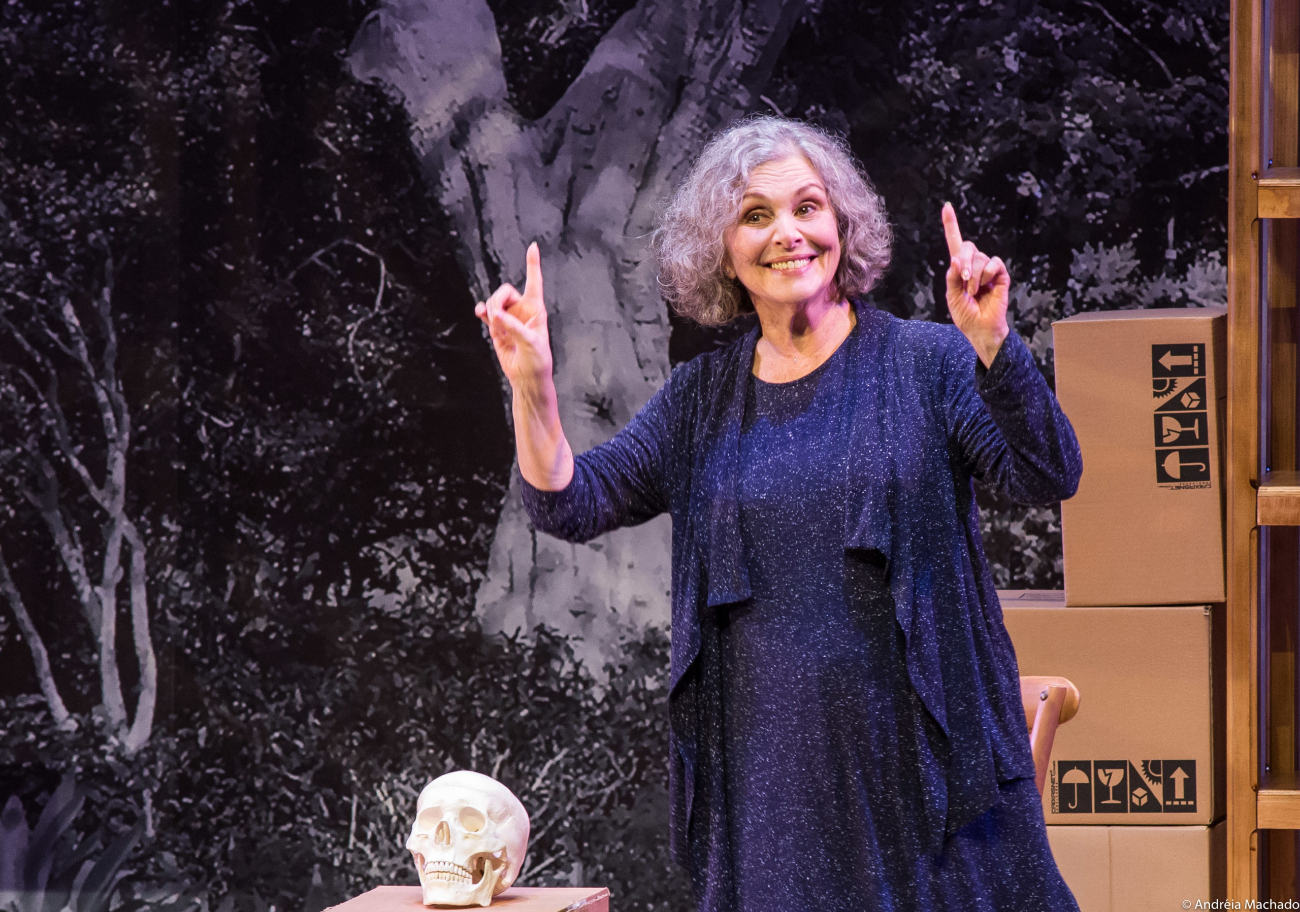 Irene Ravache em interpretação on-line