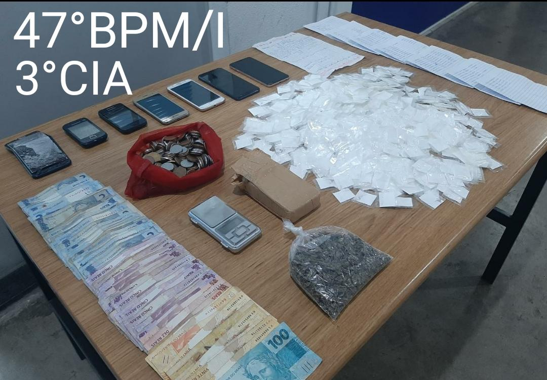 PM prende homem por tráfico no São Domingos