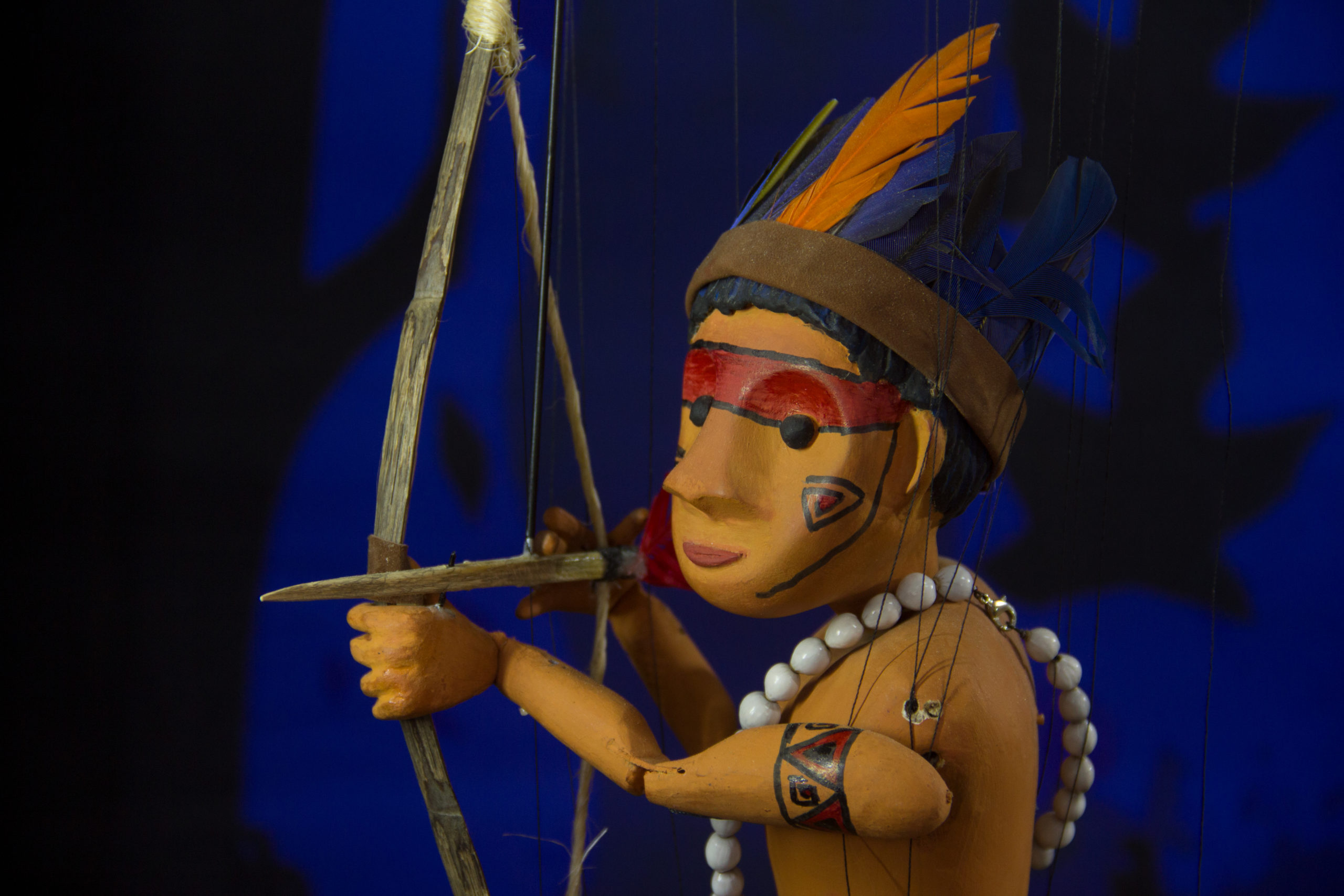 Lendas amazônicas em espetáculos de marionetes
