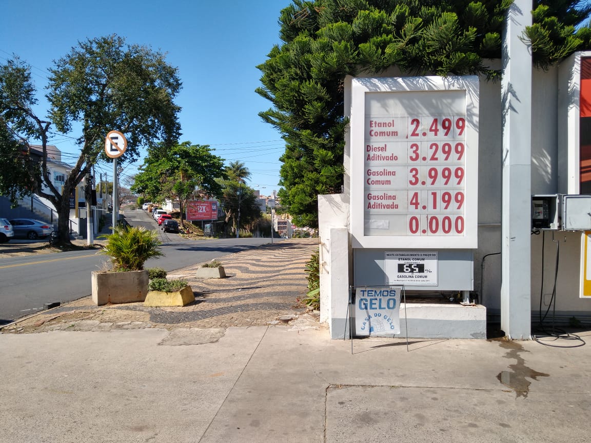 Consumidor percebe aumento da gasolina