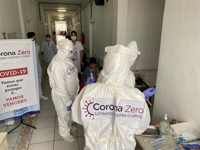 Rotary promove campanha contra covid-19 em asilos